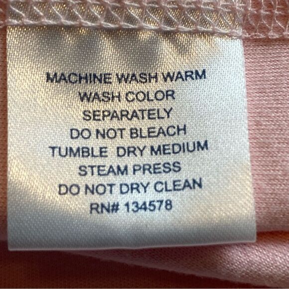 Vineyard Vines Pink 1/4 Zip Pullover Top Size Small - Picture 6 of 12